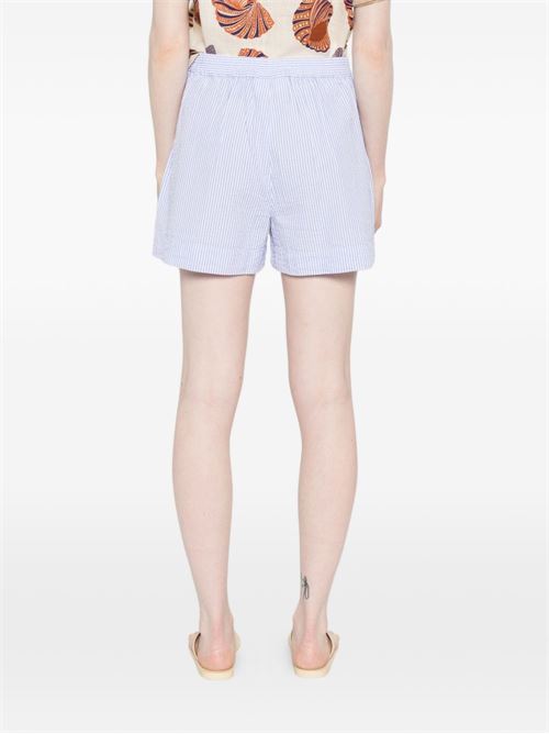 Shorts donna Amani in cotone a righe MC2 SAINT BARTH | AMANI00749L